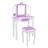 Hannakaisa Solid Wood Kids Vanity Set with Mirror-1437023261
