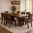 Solid Mango Wood Dining Table - 80"