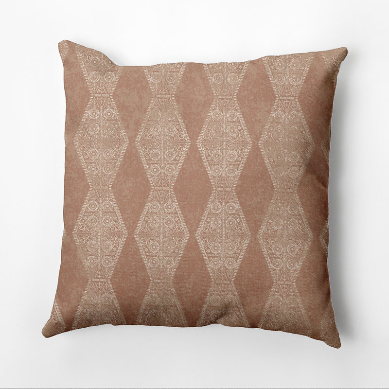 Housse de coussin d'extérieur carré HH Revival, H 18 po x l 18 po, Orange