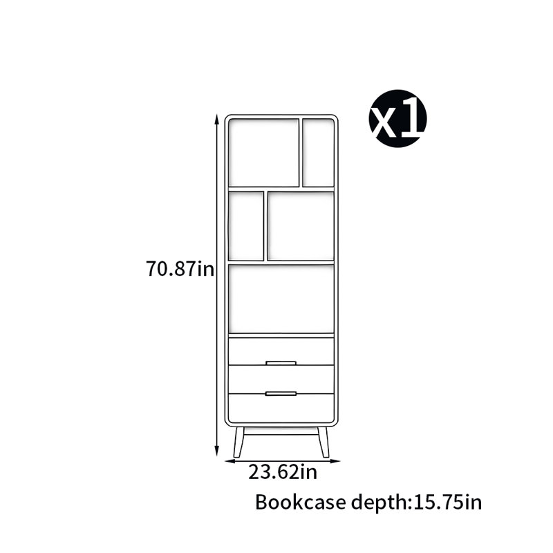 Bibliothèque de style nord-américain