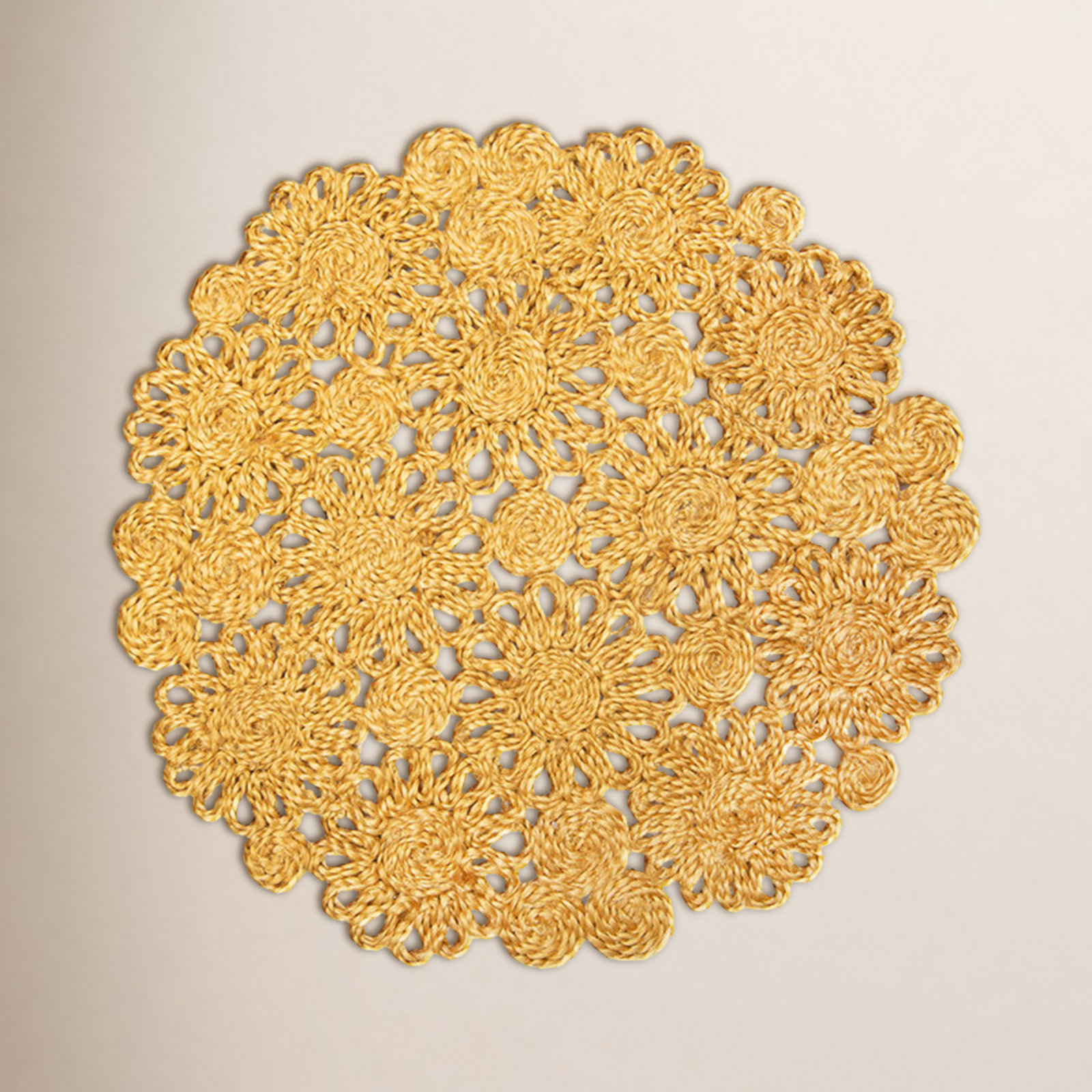 Bladwell Jute Placemat, Mustard