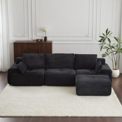 Modular Sectional Sofa Large Sectional Couches With Ottoman