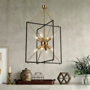  Lustre géométrique 8 lumières Spoutnik