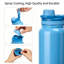 Bouteille de sport légère en acier inoxydable avec poignée TYESO, 35 oz-120343762