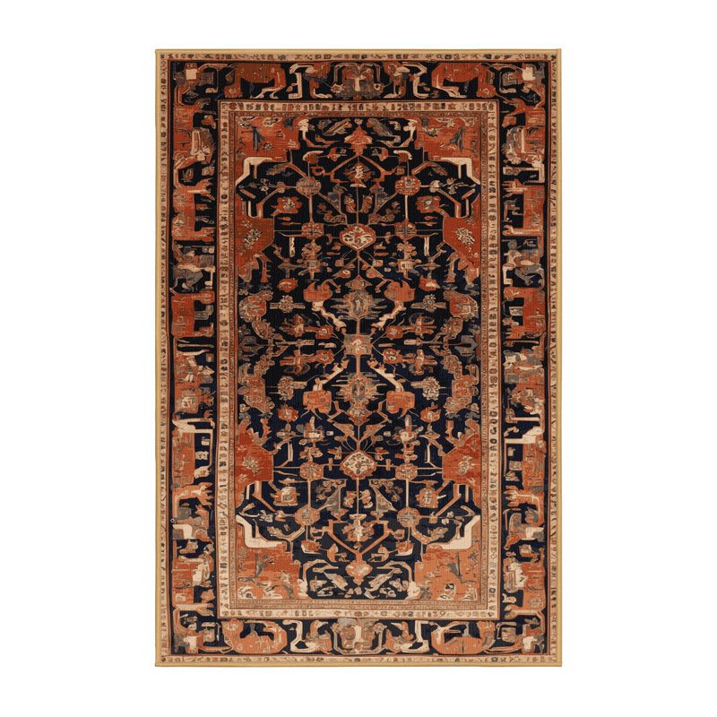 Tapis brun lavable à la machine, Tapis de couloir 2 pi x 4 pi