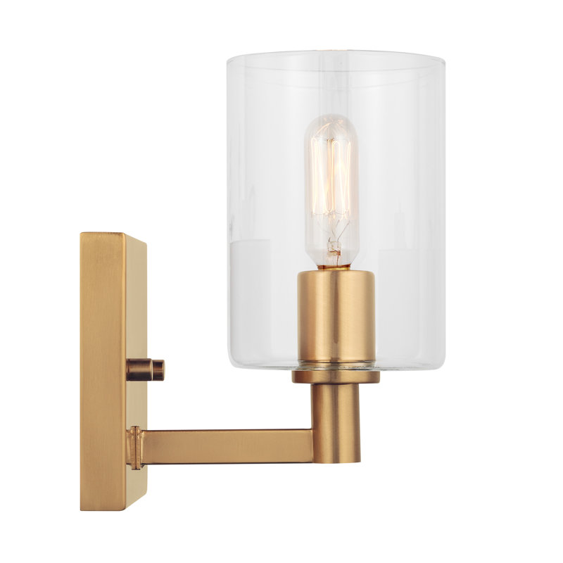 Fullton 1 - Light Bath Sconce, Satin Brass
