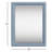 Monterey Rattan Flat Mirror-73282269