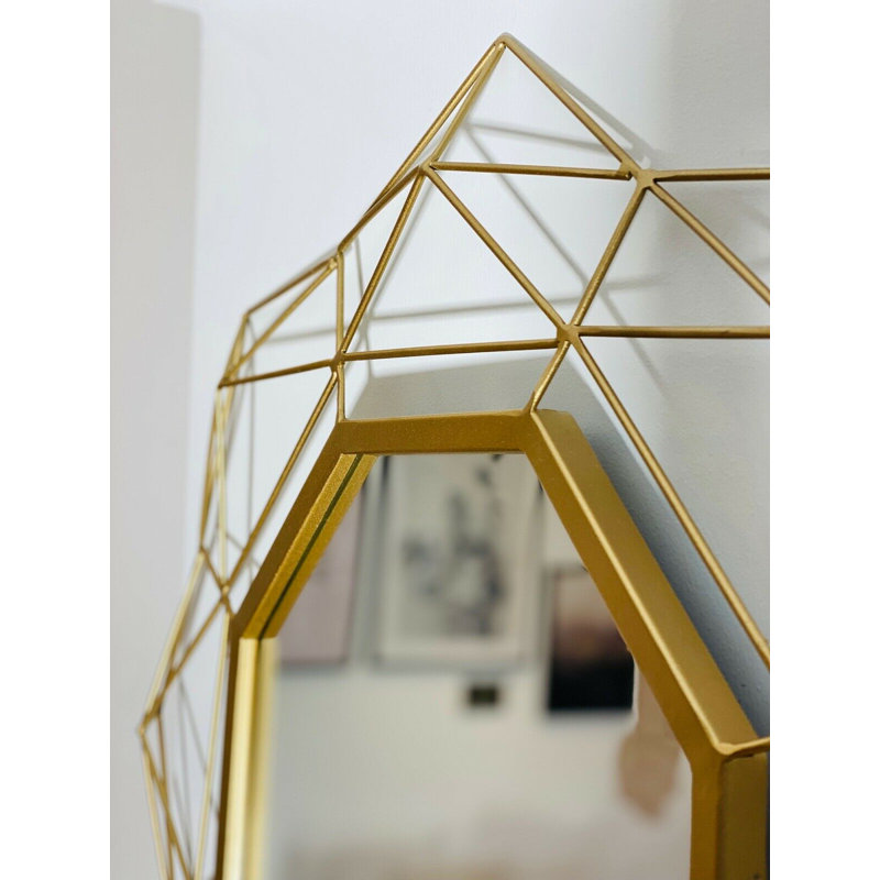 Rowe Metal Flat Wall Mirror