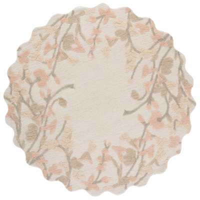 Jardin Hand Tufted Wool;Cotton Floral Indoor Rug