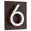 Floating 1-Line Wall Address Plaque