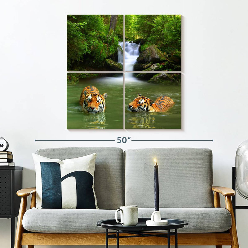 Brampt Tigers, 32" H x 32" W