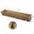 Floating Shelf Wine Bottle Shelf Rack with Stem Ware Holder