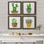 Boho Cacti I - Ensemble de 4 reproductions de cadres photo sur toile-1248026989-1247814918-1247815165