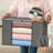 90 L Large Storage Bags, 6 Pack Clothes Storage Bins Foldable Closet Organizers Storage Containers With Reinforced Handle