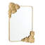 Ismerie Rectangle Brass Beveled Mirror