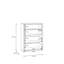 74.5 cm W Chest of 4 Drawers-64951184