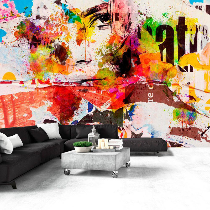 Murale Anyelin, L 4,58 pi x l 6,5 pi