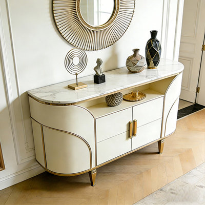 Minimalist entrance cabinet