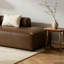 Chaise longue en similicuir de luxe moderne