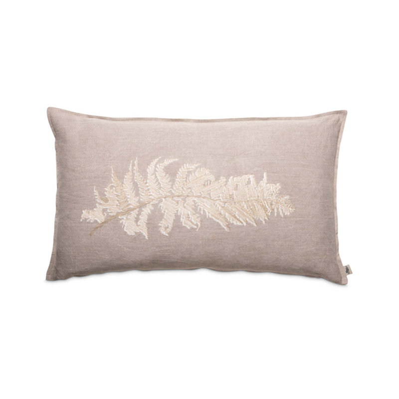 Fern 3 - Embroidered, Natural