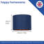 Contemporary Cotton Lamp/Light Shade with Shiny Paper Inner-660541418-660541410