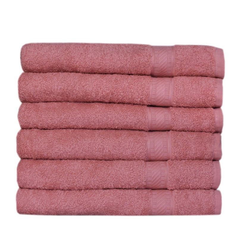Cotton Lightweight Bath Towel, Rose
