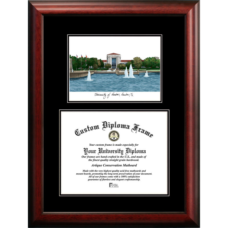 NCAA Houston Cougars Diplomate Diploma Frame