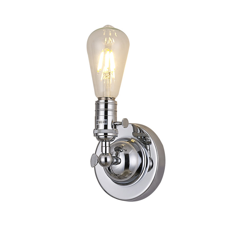 Yarmouth Armed Sconce, Polished Chrome