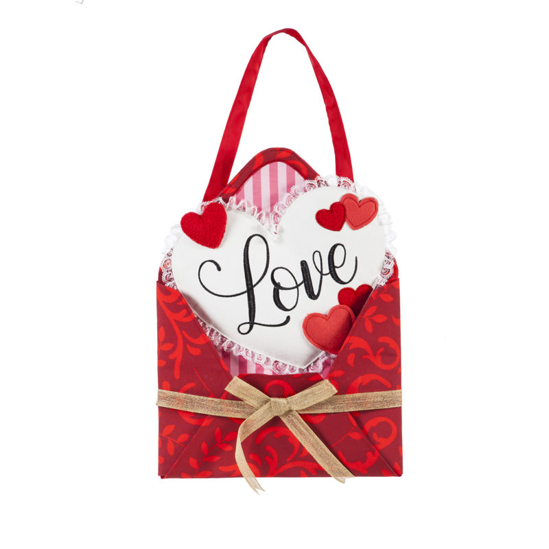 Décoration de porte love letter