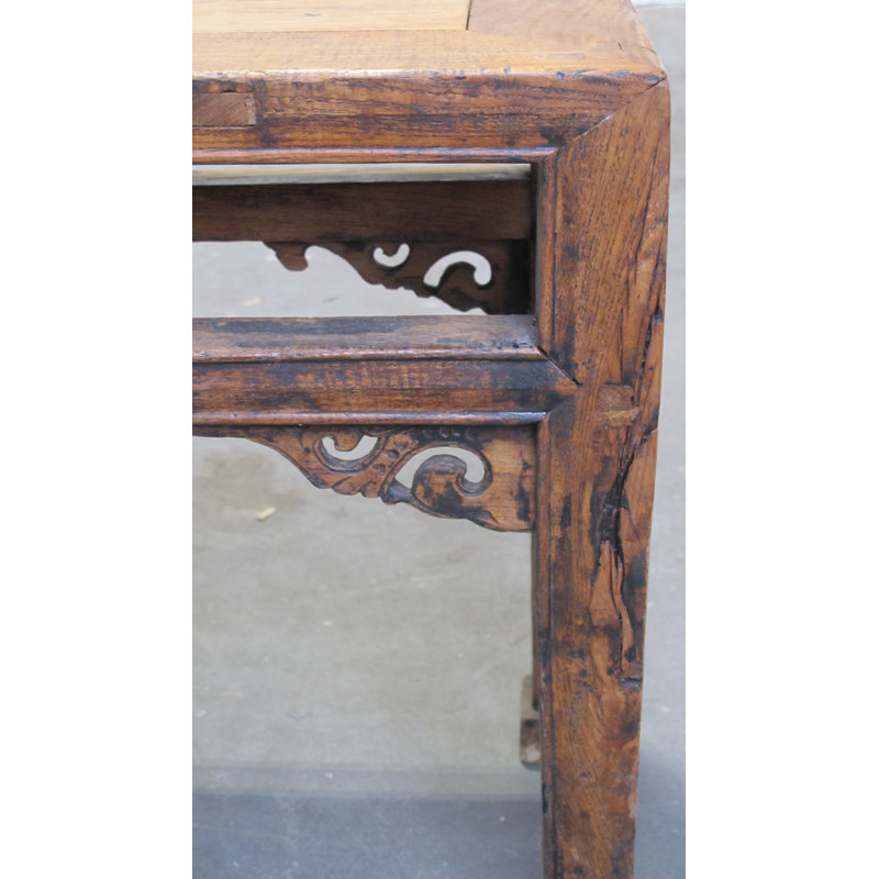 Banc en bois rétro