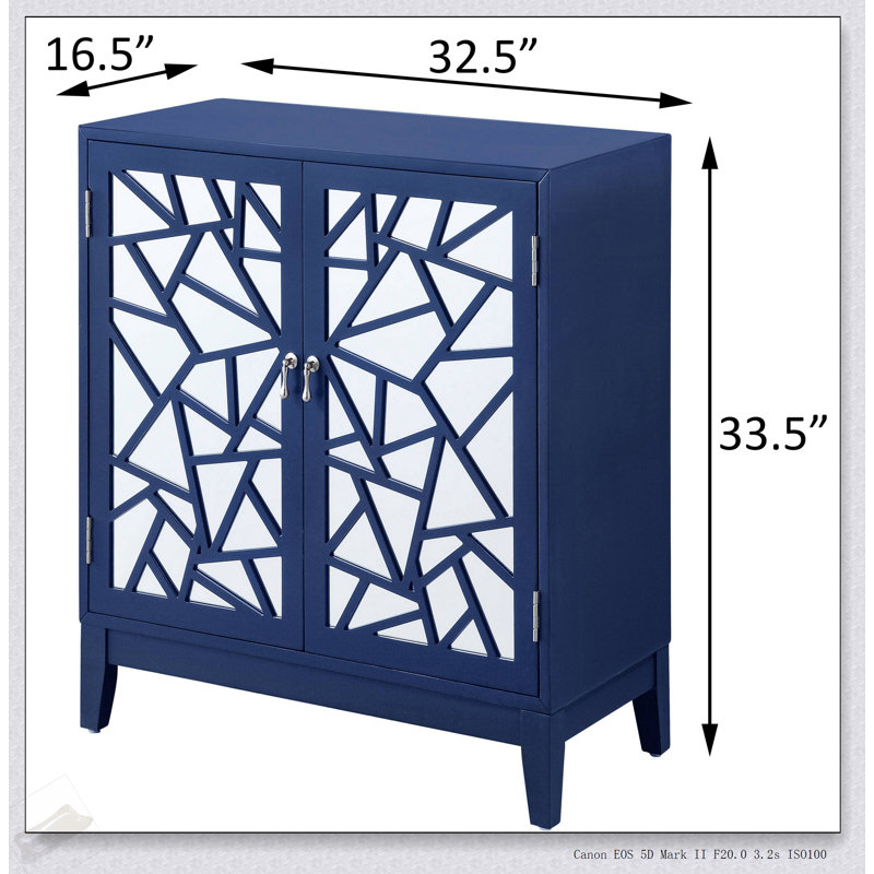 Console Breckenridge 2 portes avec rangement spacieux, parfaite pour un décor moderne et élégant