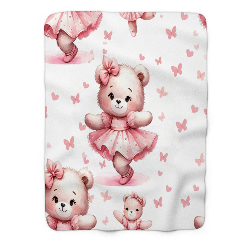 Cuddly Bear - 1 Piece Premium Blanket, 60" W x 80" L