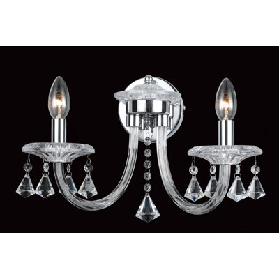 Steel Candle Wall Light