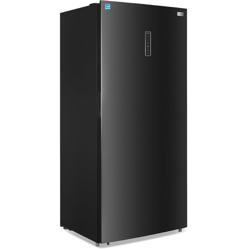 BLACK+DECKER 21.2 Cu. Ft. Convertible Freezer Refrigerator, Upright Freezer with Glass Shelves, Reversible Door, ENERGY STAR rated, Frost Free, BUC2120MB, Black