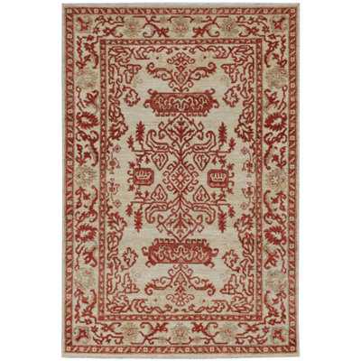 Akshayen Oriental Hand Woven 122cm X 188cm Area Rug
