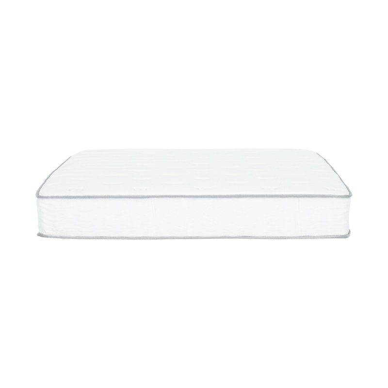 Matelas à ressorts ensachés pleine grandeur de 9 pouces, blanc, technologie en relief, base à haute densité, housse souple, format à livraison facile, pouces, caractéristique, couche de base, roulé