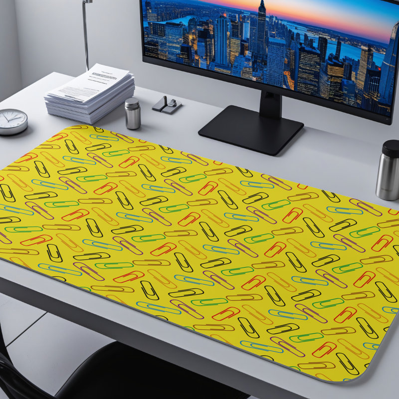 Polyester Desk Pad, 31.5x15.5