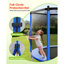 Trampoline d'extérieur, trampoline récréatif rond de 10 pi avec filet d'enclos, approuvé par l'ASTM, trampolines robustes, capacité de poids maximale de 330 lb, trampolines de jardin antirouille pour enfants et adultes
