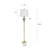 Rowan Floor Lamp - Ash - White Shade-817133478