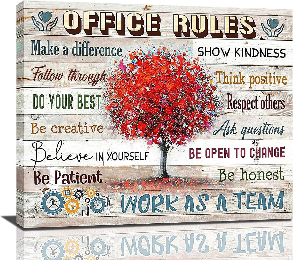 Cherrin My Sewing Room Rules - 1 Piece Rectangle Graphic Art Print on Wrapped Canvas on Canvas Graphic Art Trinx Size: 36 H x 24 W x 1.25 D