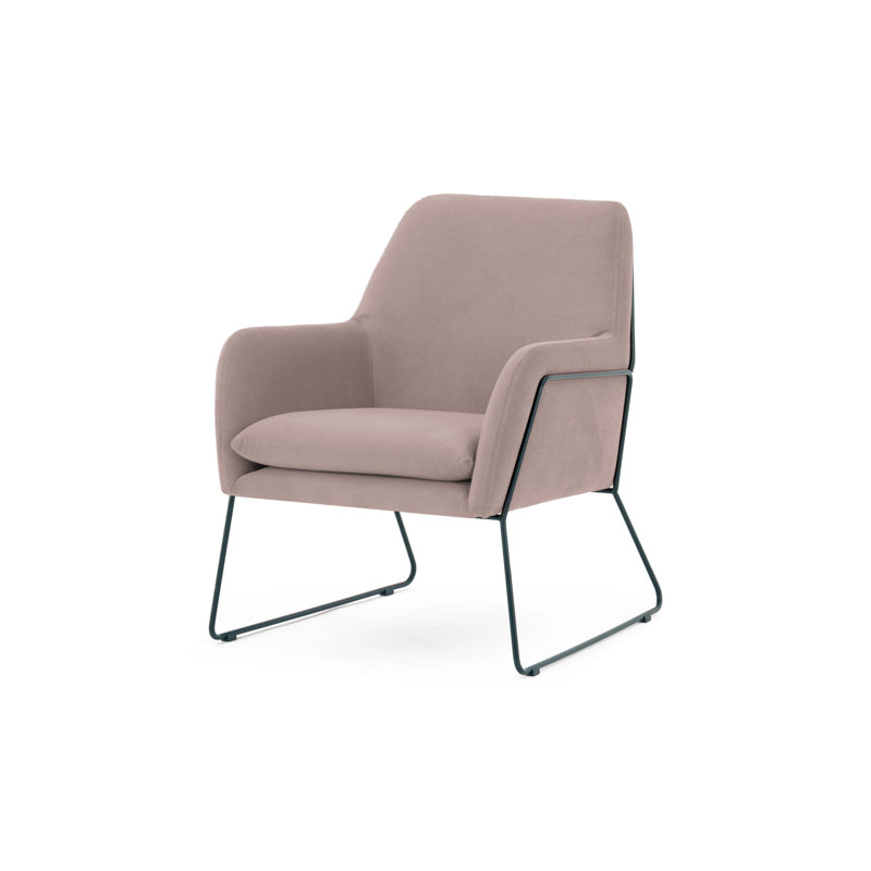 Fontaine Upholstered Armchair, Flamingo