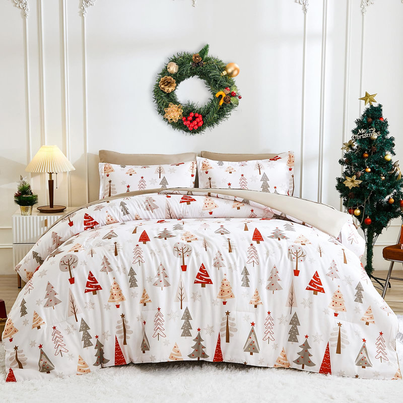 Christmas Tree 7-Piece Comforter Set, King