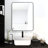 Bathroom Mirror with Black Aluminum Frame