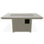 Table de feu 36 po x 54 po en polymère de qualité marine avec tablette au propane-109665619