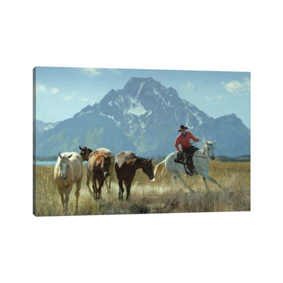Round Up 1 Piece Wrapped Canvas Wall Art