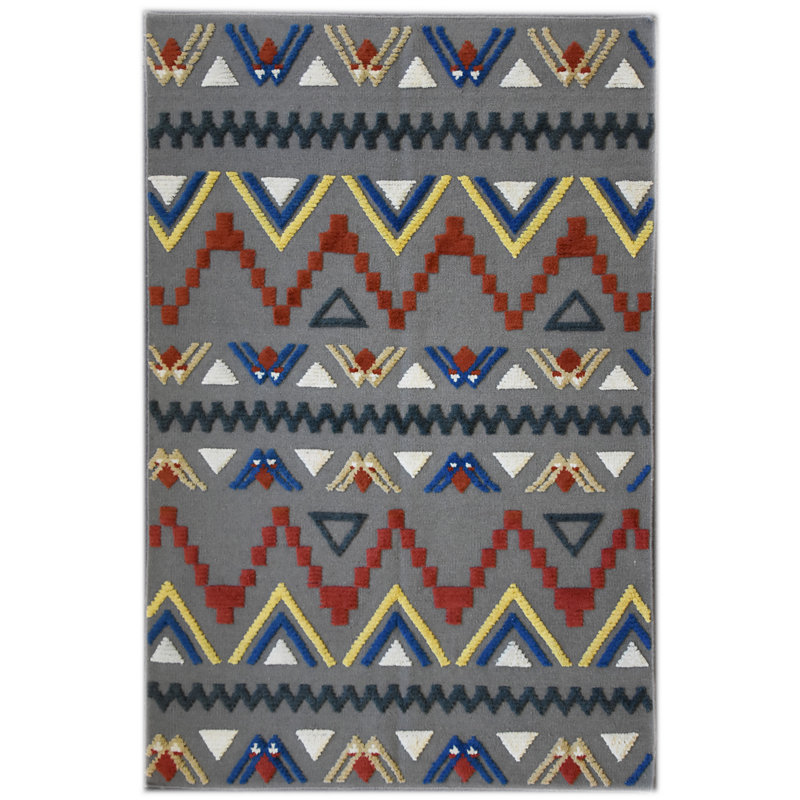 Hand Woven Grey Indoor Rug, Rectangle 160 x 230cm