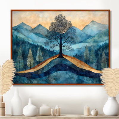 Décoration murale Genewieve Mountain Forest Pine Tree Roots III - Montagnes