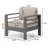 Badnath 32" Wide Polyester Armchair with Optional Sunbrella Cushions-124298006-124298008