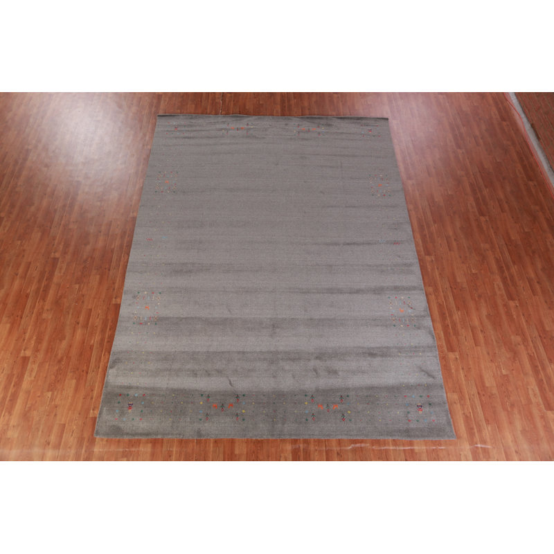 Tapis indien fait à la main Gabbeh 9 x 12