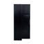 Armoire de rangement murale empilable, P 15,75 po x l 15,75 po x H 70,87 po, noire